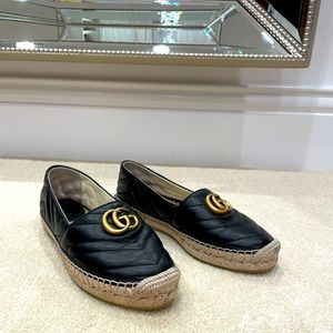 Gucci Women's Pilar GG Matelassé Espadrille Flats